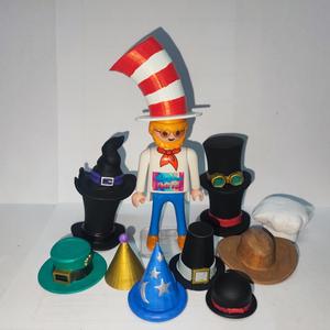Pack of 12 hats for Playmobil