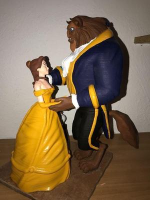 Beauty and the Beast 3d print