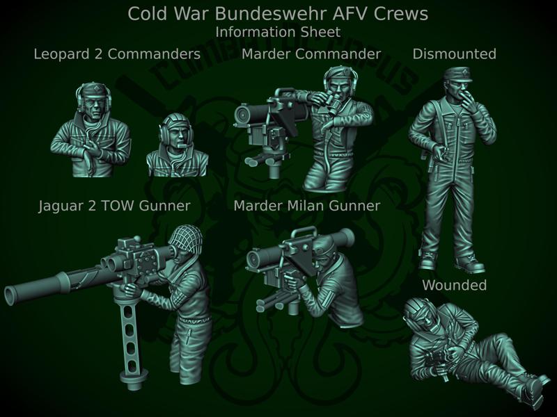 Cold War Bundeswehr AFV Crews