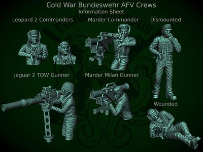 Cold War Bundeswehr AFV Crews