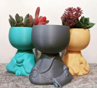 Buddha Planters Set of 4
