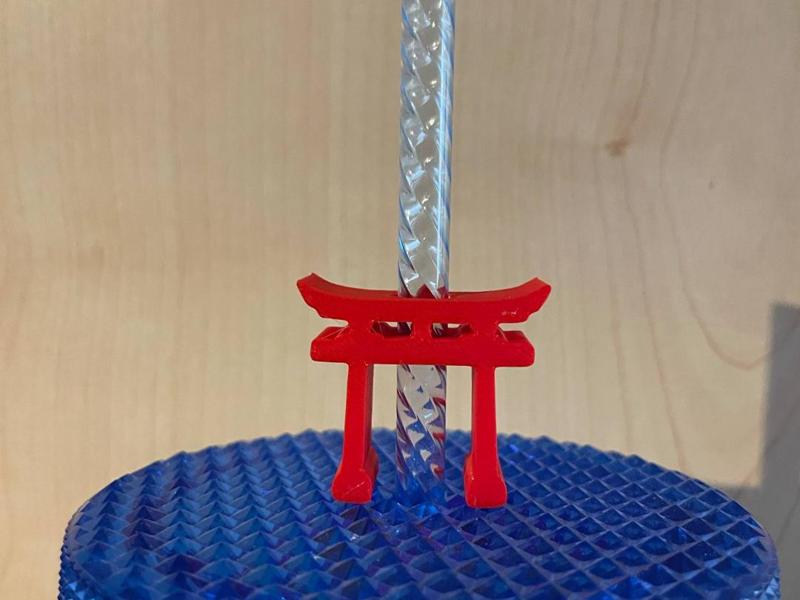 Torii Gate Straw Topper