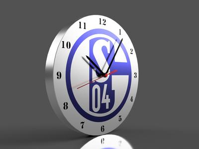 Schalke Logo Clock