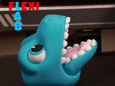 Flexi Dino Rex Hand Puppet Toy Articulated