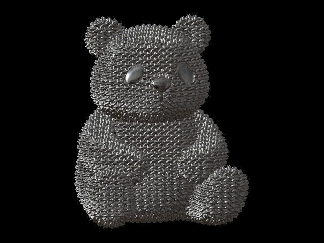 Knitted Cuddly Panda