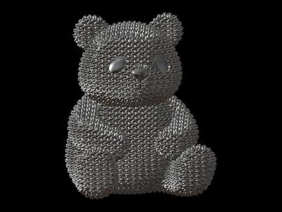 Knitted Cuddly Panda