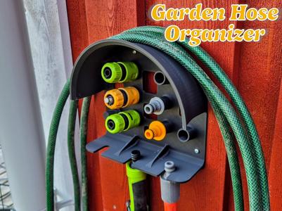 Wall-Mounted Gardena Connector Holder