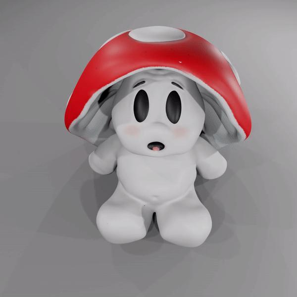 Mushroom Teddy (NOT AI GENERATED!)