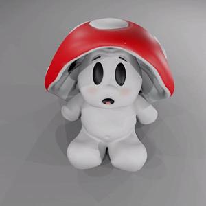 Mushroom Teddy (NOT AI GENERATED!)