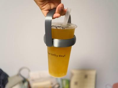 Bubble tea boba cup carrier