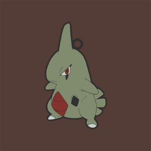 Larvitar - Pokemon Keychain or Ornament - Multicolor .3mf File