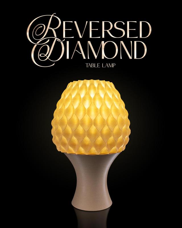 Reversed Diamond Table Lamp