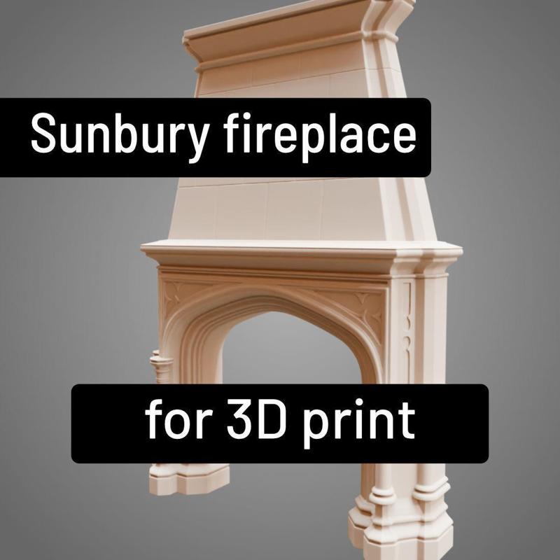 Fireplace Sunbury - 3D printing