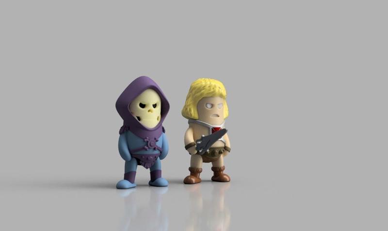 Mini He-Man with moving parts