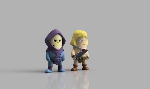 Mini He-Man with moving parts