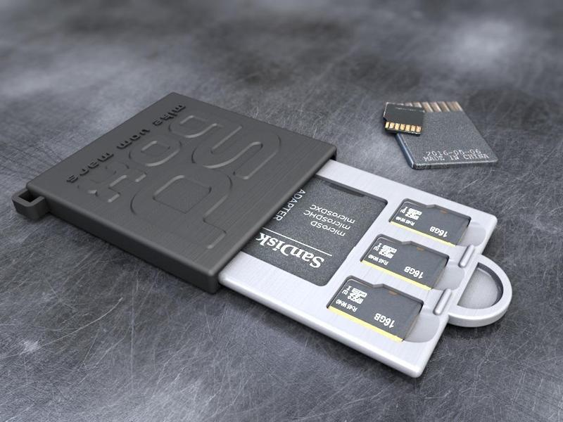 SD / MicroSD Slide-In Box