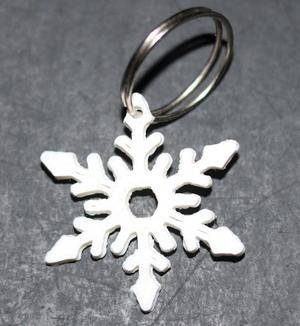 Snowflake Keychain