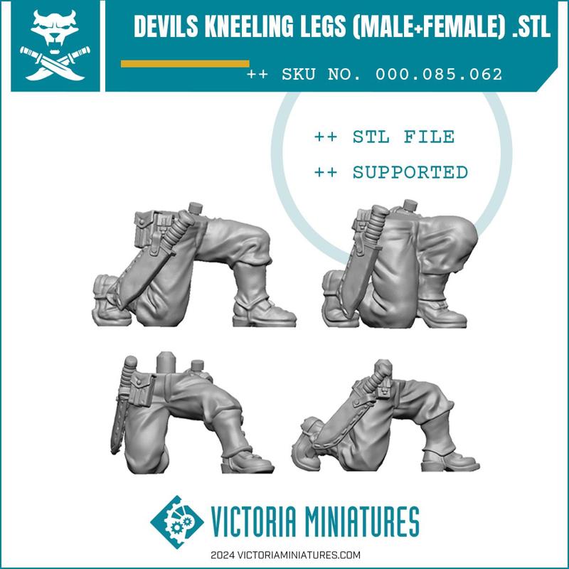 Devils Kneeling Legs (Male+Female)