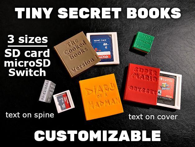 Customizable Tiny Secret Books