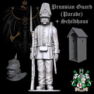 Prussian 1st Foot Guard (Parade-Uniform or Guard Duty) + Schildhaus (Sentry Box) 1860-1866