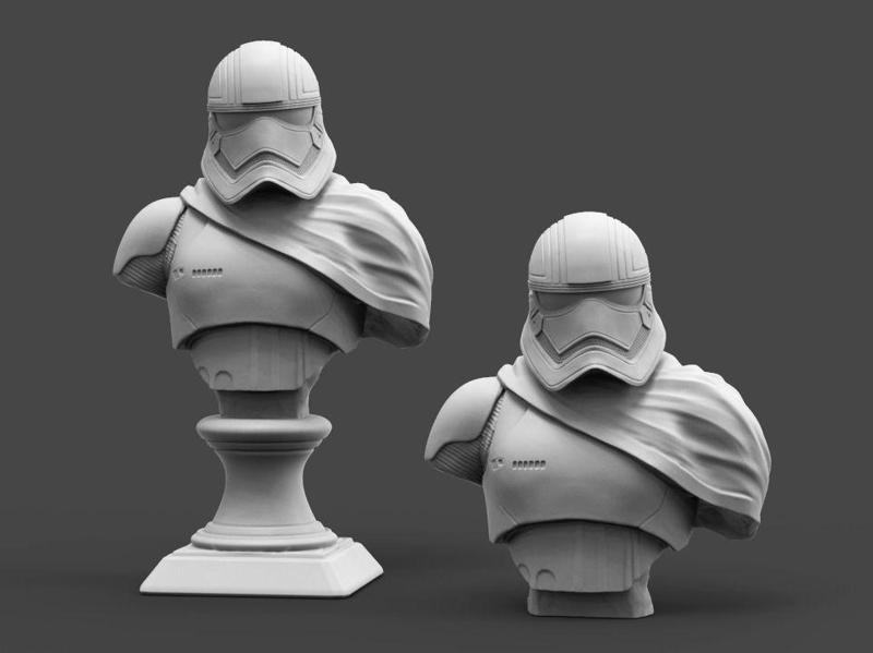 Captain P Bust Fan Art