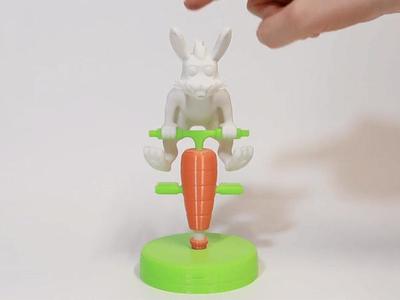 Easter Bunny Friends: Pogo Stick Bunny