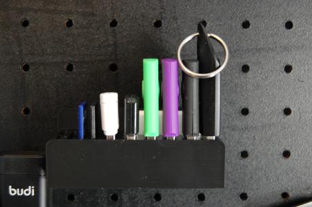 USB & SD card pegboard mount