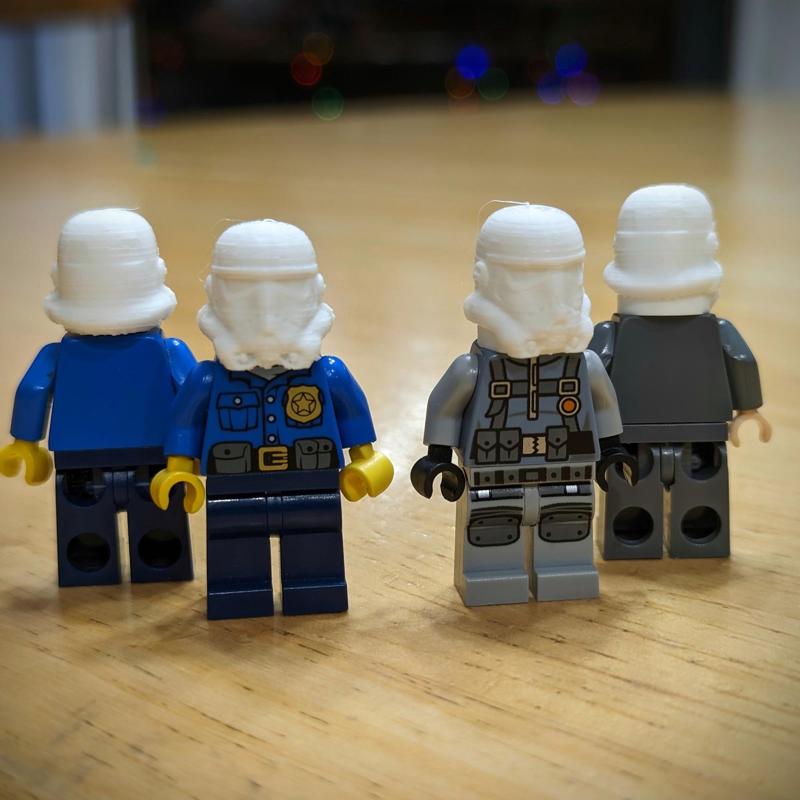 Storm Trooper Helmet (Lego compatible head)