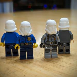 Storm Trooper Helmet (Lego compatible head)