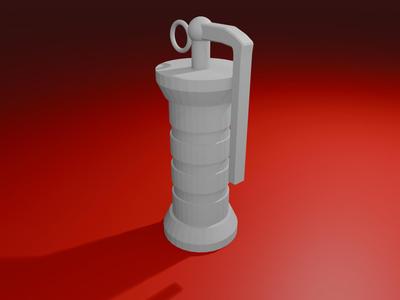 Repo Stun Grenade Keychain