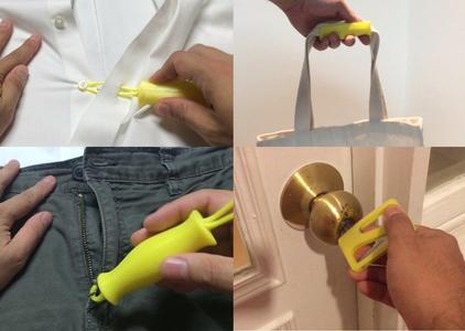 Arthritis Assist - Button Assist, Zipper Pull, Key Assist, and Bag Handle