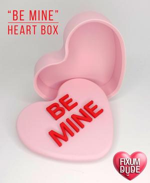  Simple BE MINE Valentine Conversation Heart Box