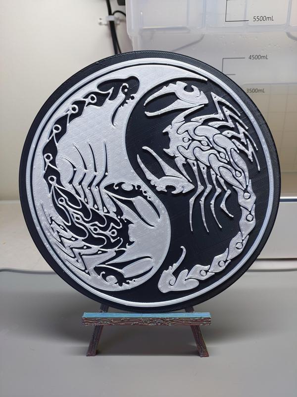 Twin Scorpions Yin Yang
