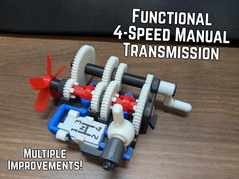 4 Speed Manual Transmission - Upgraded