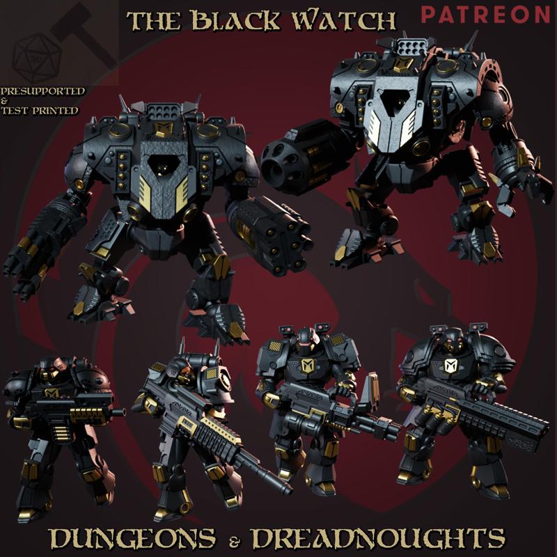 The Black Watch - Anti-Magic Marines - 5e Stats