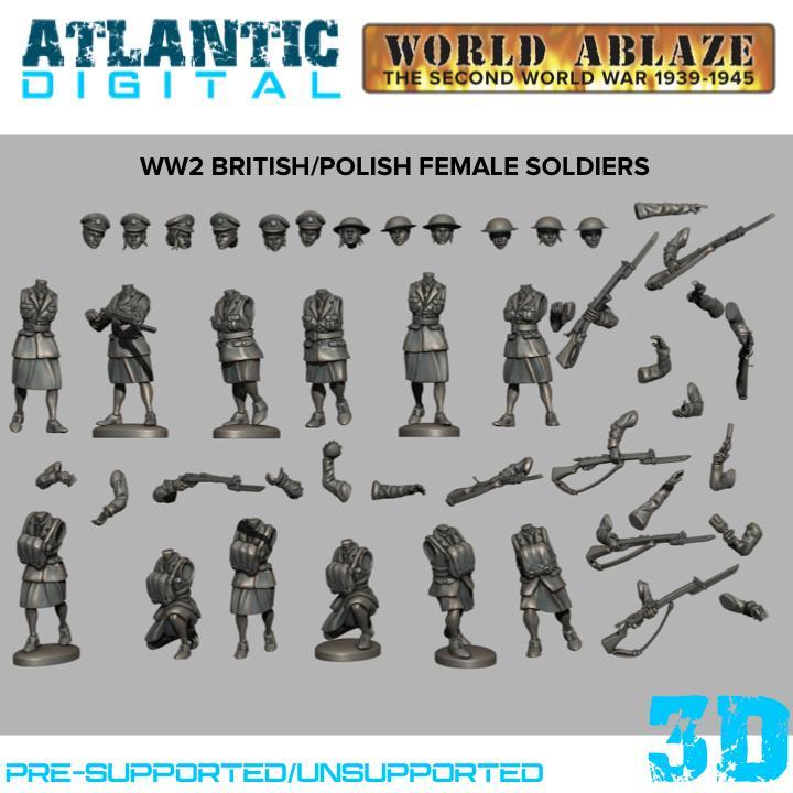 WW2 British/Polish Female Soldiers