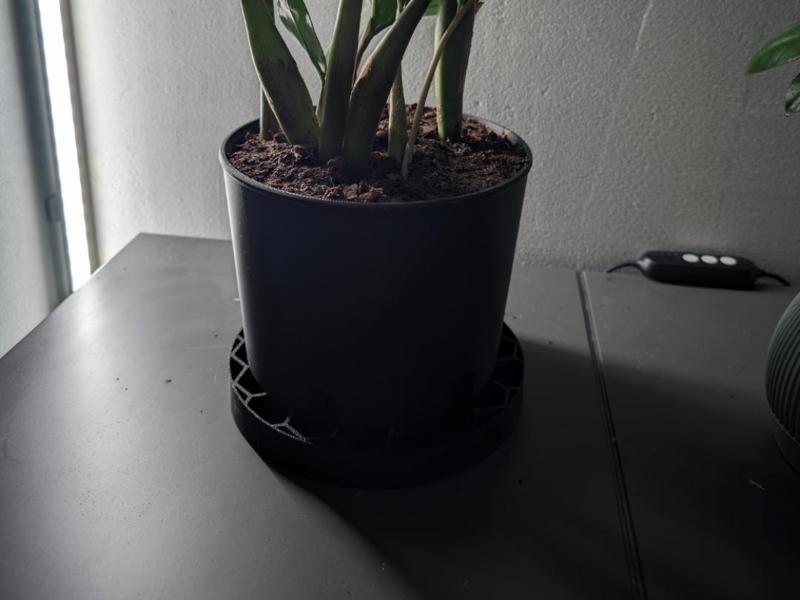 Inner planting pot with drainage holes