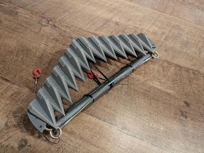Sand, field or drag harrow for behind model RC car