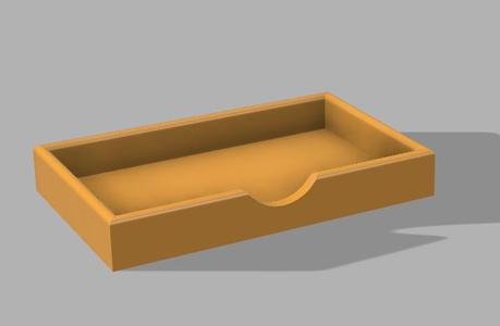 Post it note tray 5in x 3in