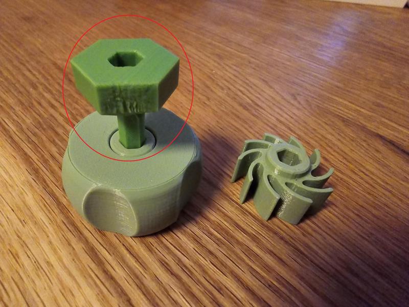 printable nozzle wrench hex socket adapter