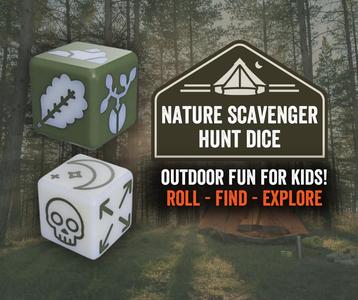 Nature Scavenger Hunt Dice