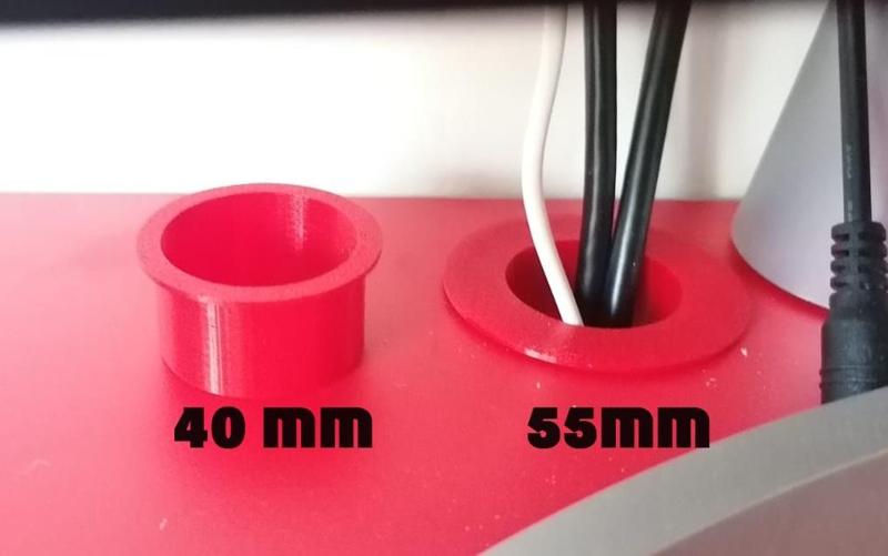 35mm cable hole passthrough