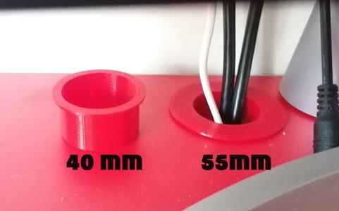 35mm cable hole passthrough