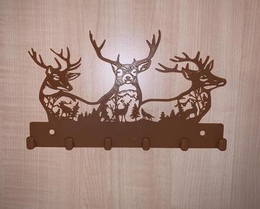 Schlüsselbrett Hirsche Deer Key Holder