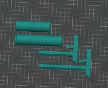 Voron 2.4 Roller Bearing Type Spool Holder 110mm version