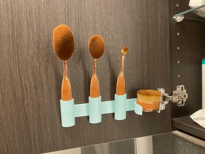 Makeup brush holder wall mount artis bathroom cabinet