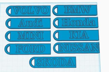 Car Keyrings
