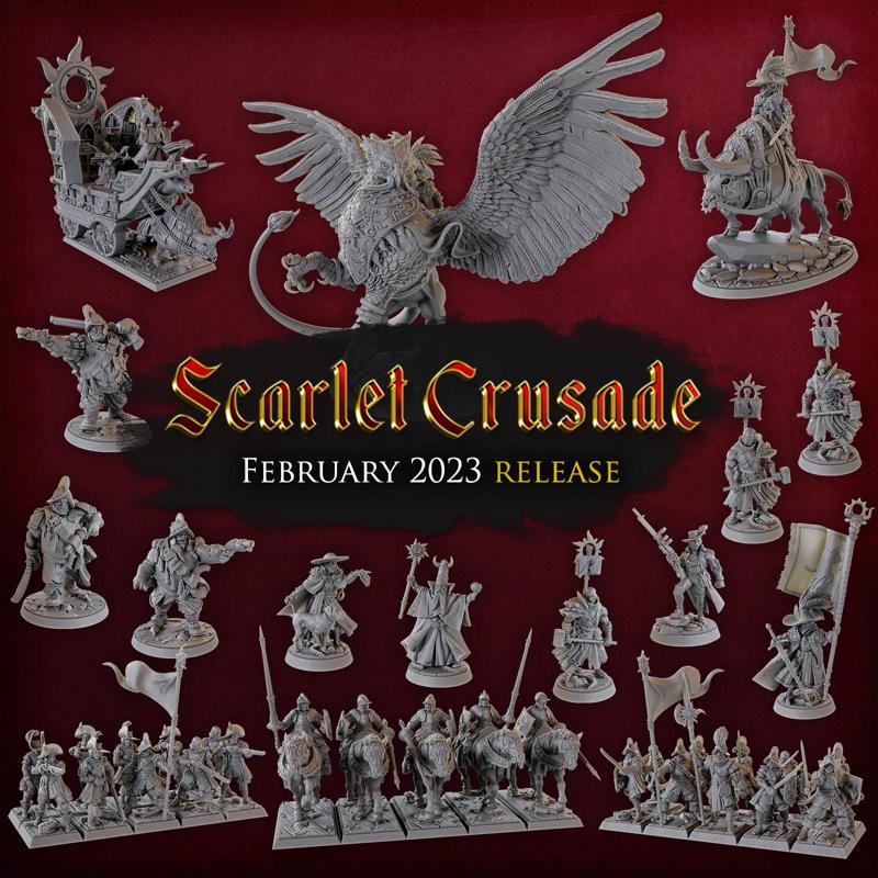 TitanForge Miniatures - February 2023 - Scarlet Crusade