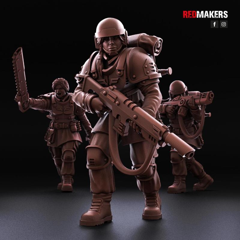Shock Troops - Female Squad of the Imperial Force