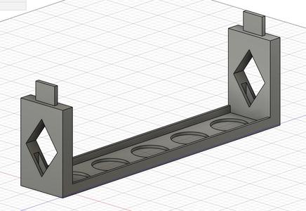 DnD mini display stacker for normal sized units